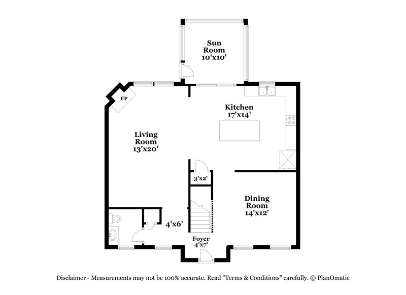 2,025/Mo, 332 Chamberlain Dr Clayton, NC 27527 Floor Plan View