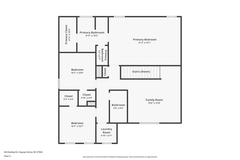 1,930/Mo, 534 Dawley Dr Fuquay Varina, NC 27526 Floor Plan View