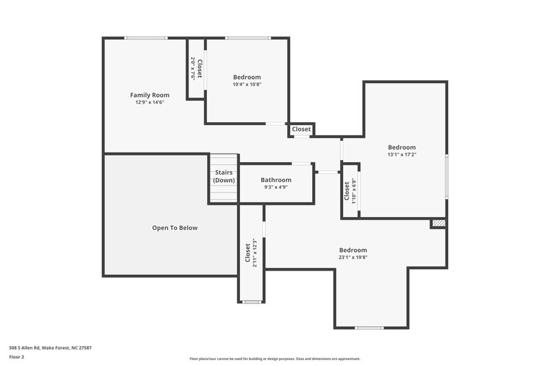2,035/Mo, 508 S Allen Rd Wake Forest, NC 27587 Floor Plan View 2