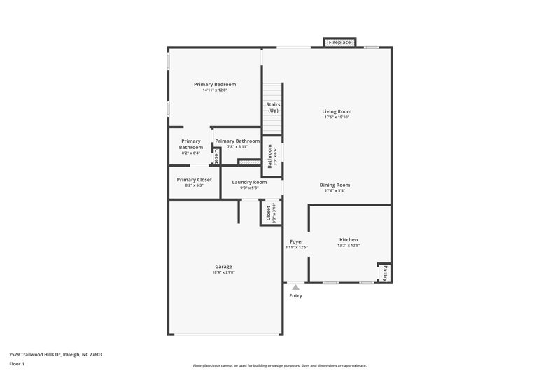 2,465/Mo, 2529 Trailwood Hills Dr Raleigh, NC 27603 Floor Plan View 2