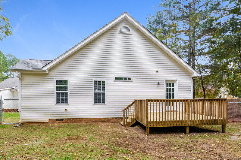 1,825/Mo, 504 Jaffiley Ct Wake Forest, NC 27587 Rear View