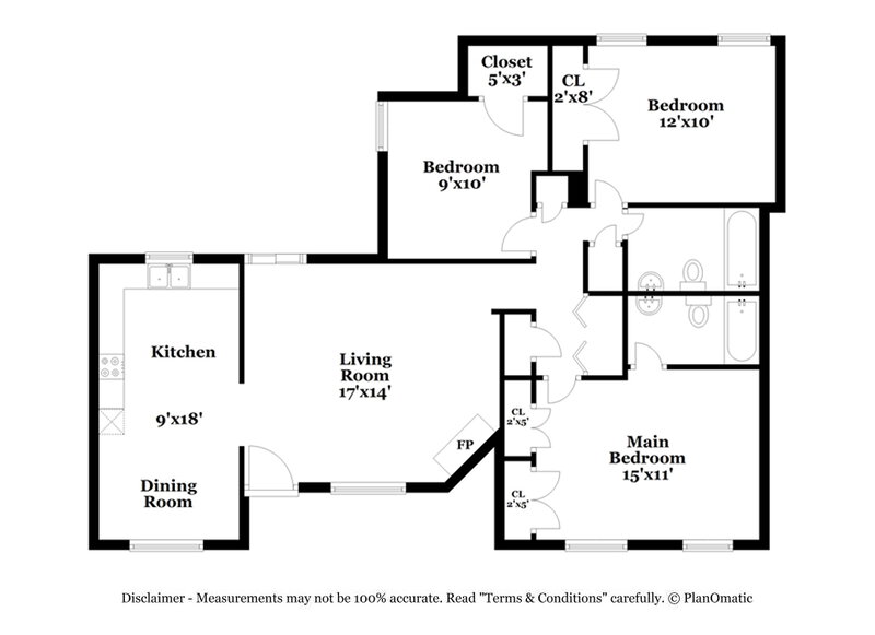1,680/Mo, 805 Penmon Dr Fuquay Varina, NC 27526 Floor Plan View