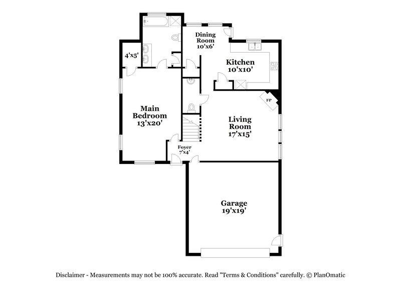 2,040/Mo, 4417 Cardinal Grove Blvd Raleigh, NC 27616 Floor Plan View