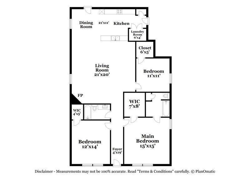 1,755/Mo, 114 Winter Red Way Benson, NC 27504 Floorplan View