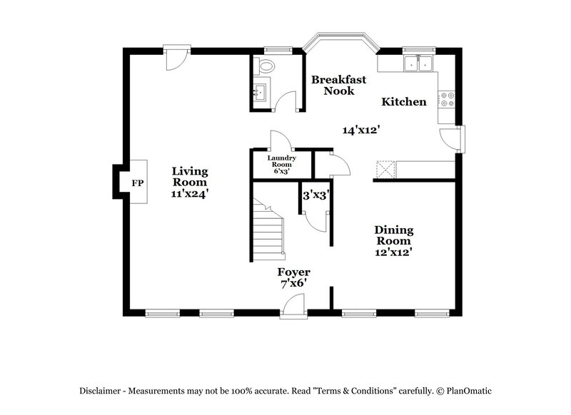 2,580/Mo, 208 Alder Ln Clayton, NC 27520 Floor Plan View