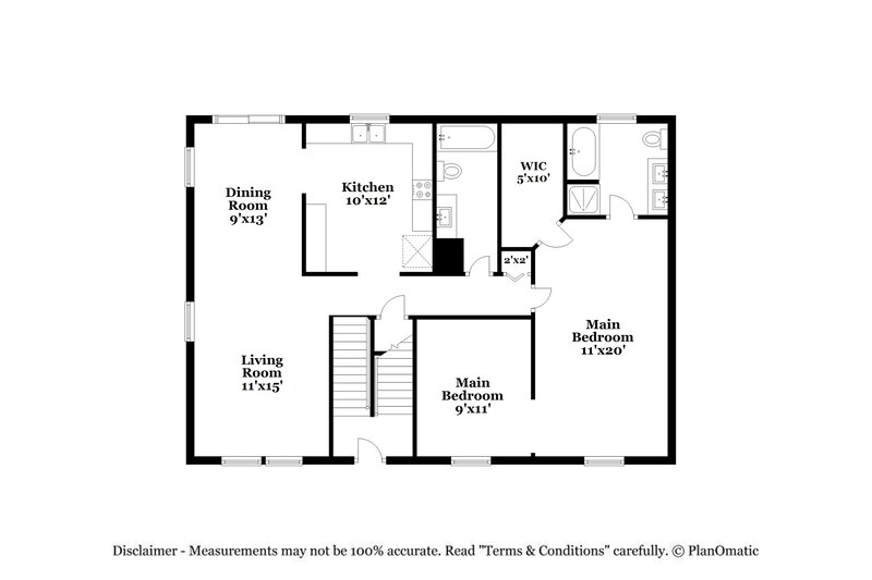 2,025/Mo, 5848 Brambleton Ave Raleigh, NC 27610 Floor Plan View