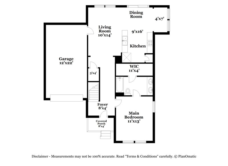 1,640/Mo, 45 Nancy Ct Clayton, NC 27520 Floor Plan View