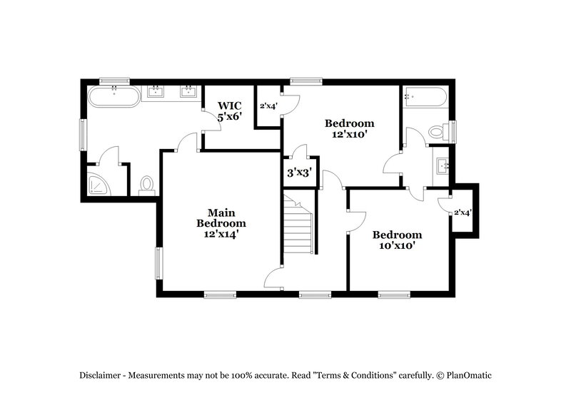1,825/Mo, 478 Tralee Dr Smithfield, NC 27577 Floor Plan View
