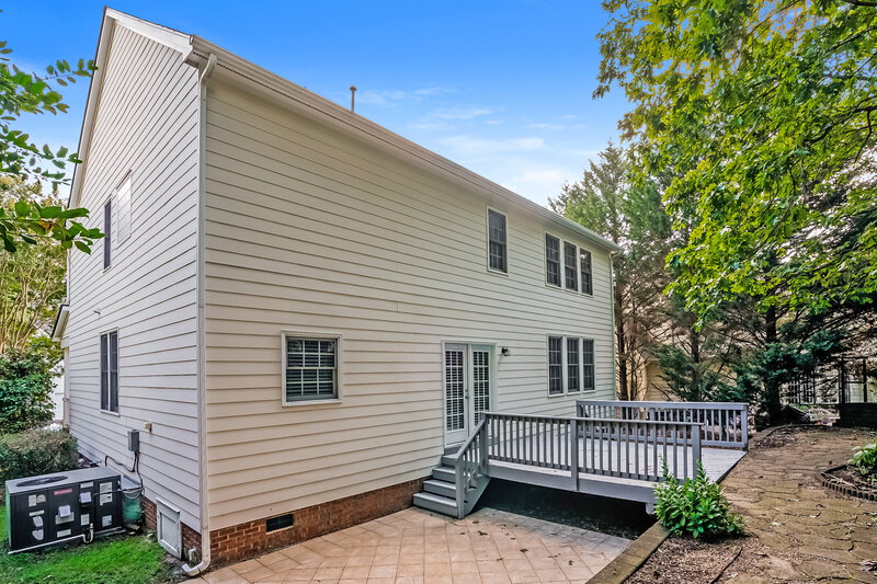 2,565/Mo, 2421 Barton Oaks Dr Raleigh, NC 27614 Rear View