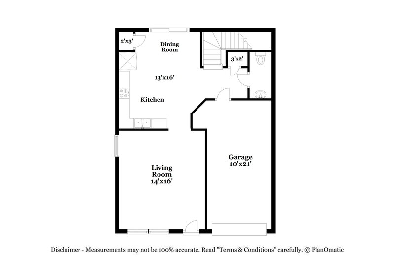 1,840/Mo, 6412 Guard Hill Dr Raleigh, NC 27610 Floor Plan View
