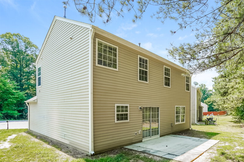 1,920/Mo, 3308 Asgar Ct Raleigh, NC 27610 Rear View