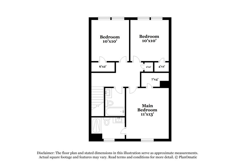 1,810/Mo, 2517 Dandridge Dr Raleigh, NC 27610 Floor Plan View