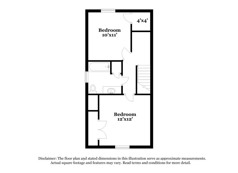 1,340/Mo, 33 Brantley Cir Unit 1 Smithfield, NC 27577 Floorplan View 2