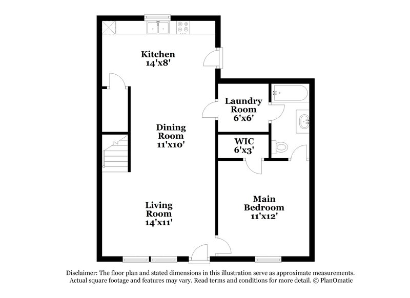 1,380/Mo, 35 Brantley Cir Unit 2 Smithfield, NC 27577 Floorplan View