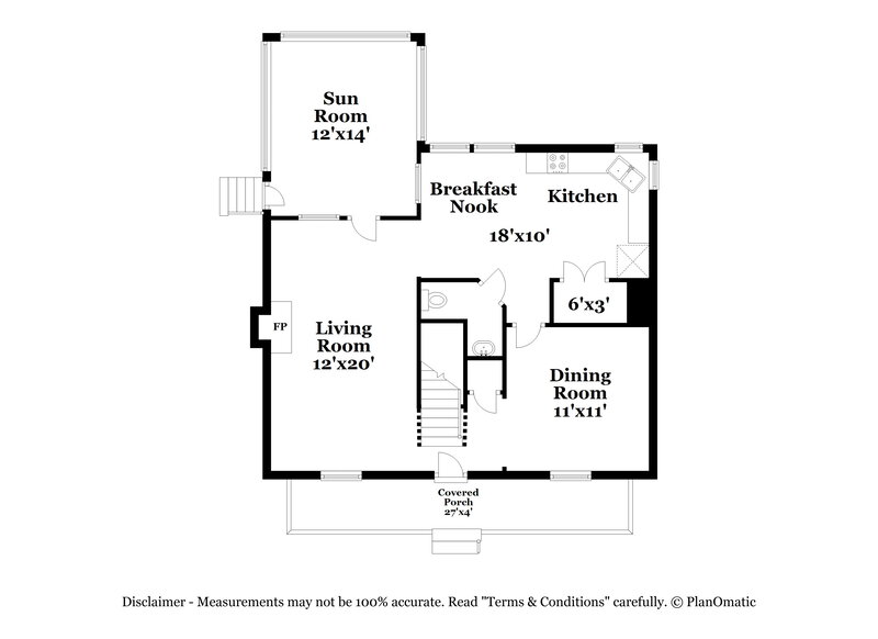 1,915/Mo, 524 Somersworth Dr Knightdale, NC 27545 Floor Plan View