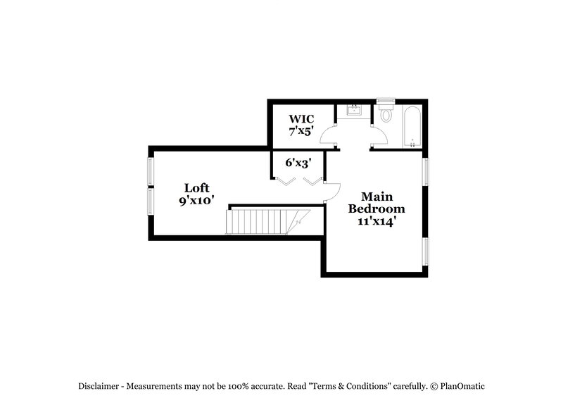 2,720/Mo, 506 Tyler Run Wake Forest, NC 27587 Floor Plan View