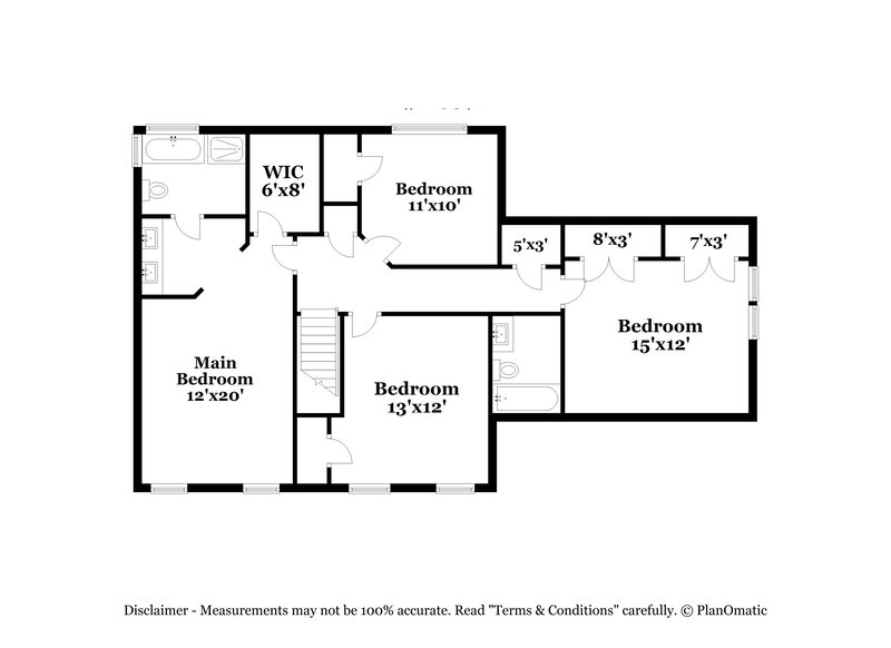 2,175/Mo, 1012 Flower Round Court Raleigh, NC 27610 Floor Plan View