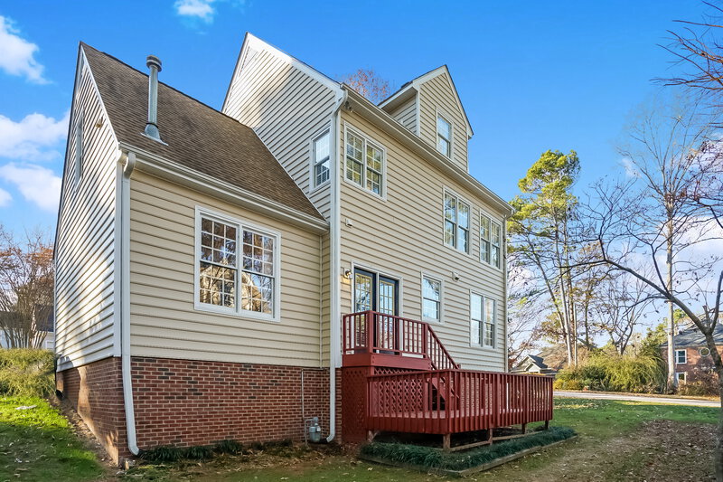 2,365/Mo, 1708 Oak Tree Way Raleigh, NC 27604 Rear View