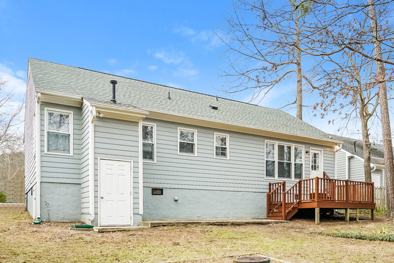 1,755/Mo, 1520 Long Cove Ct Raleigh, NC 27604 Rear View