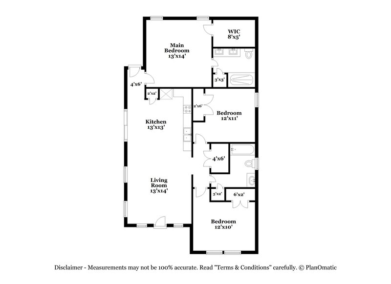 1,970/Mo, 257 E Wilson St Clayton, NC 27520 Floor Plan View