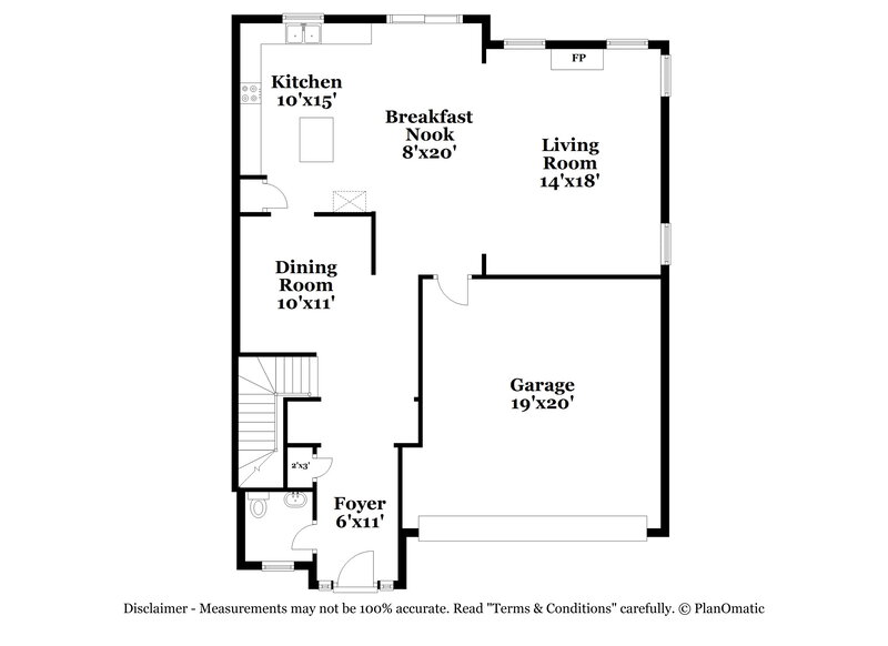 2,070/Mo, 526 Dawley Dr Fuquay Varina, NC 27526 Floorplan View 2