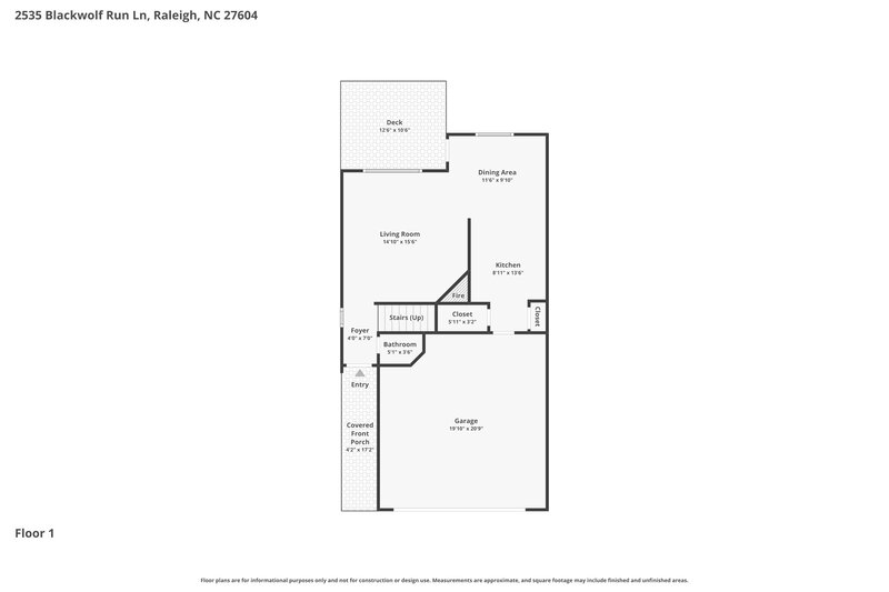 1,920/Mo, 2535 Blackwolf Run Ln Raleigh, NC 27604 Floorplan View