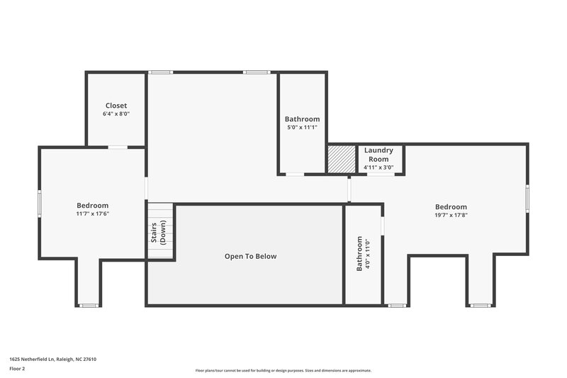 3,320/Mo, 1625 Netherfield Ln Raleigh, NC 27610 Floor Plan View 2