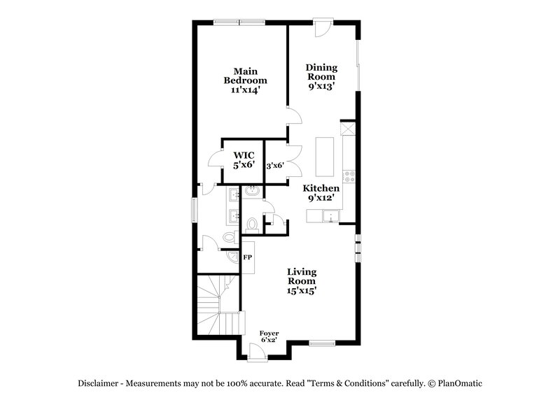1,805/Mo, 114 Rosemary Street Clayton, NC 27520 Floor Plan View