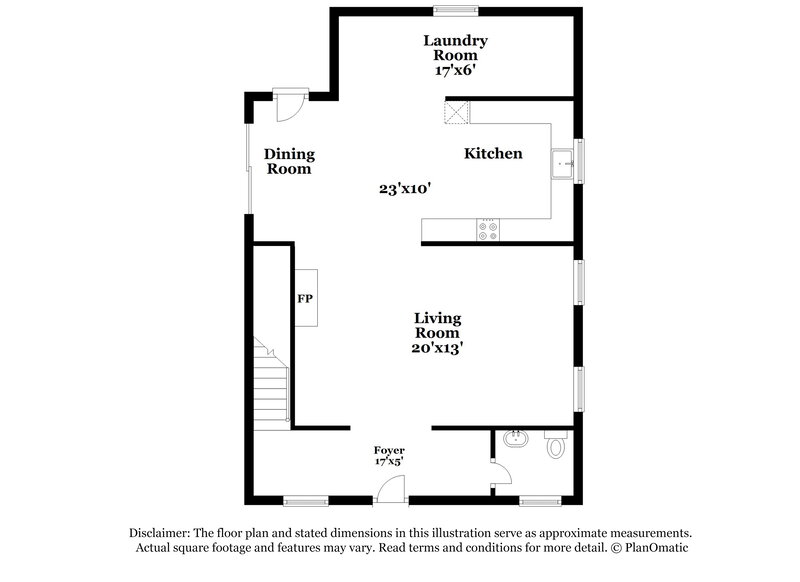 1,750/Mo, 58 Rosemary Street Clayton, NC 27520 Floorplan View