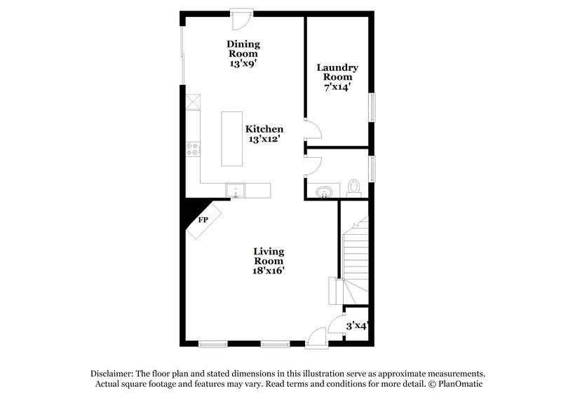 1,915/Mo, 52 Rosemary Street Clayton, NC 27520 Floor Plan View
