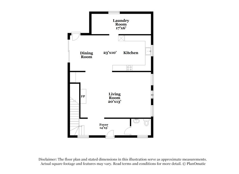 1,805/Mo, 44 Rosemary Street Clayton, NC 27520 Floor Plan View