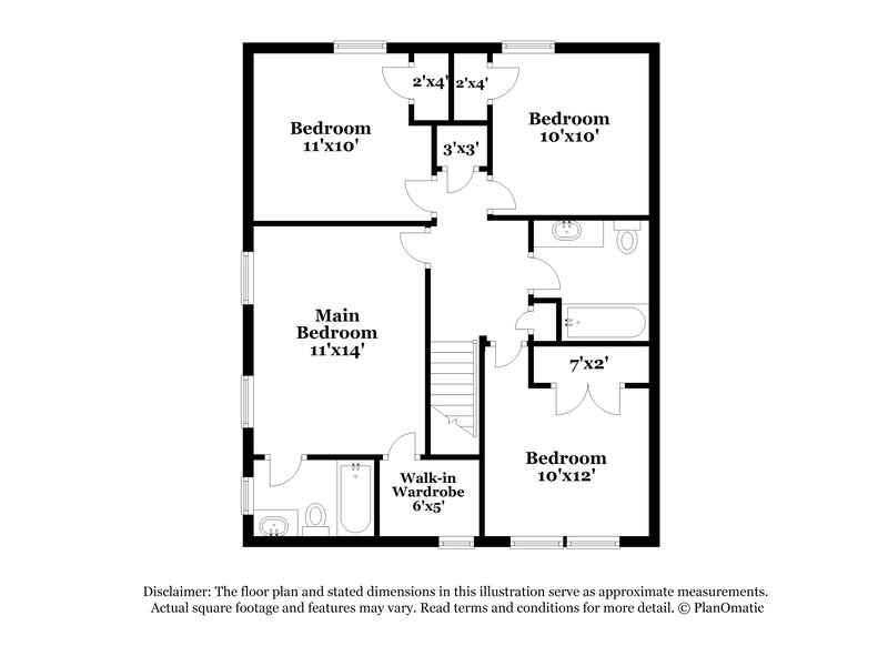 1,810/Mo, 125 Sturgeon St Smithfield, NC 27577 Floor Plan View 2