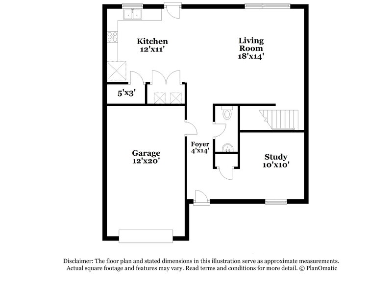 2,030/Mo, 2728 Maybrook Crossing Dr Raleigh, NC 27610 Floorplan View