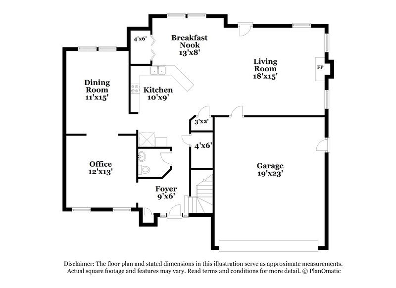 2,250/Mo, 4709 Alenja Ln Raleigh, NC 27616 Floor Plan View