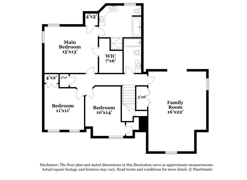 2,250/Mo, 4709 Alenja Ln Raleigh, NC 27616 Floor Plan View 2