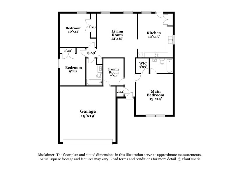 1,945/Mo, 232 N Weststone Blvd Fuquay Varina, NC 27526 Floor Plan View