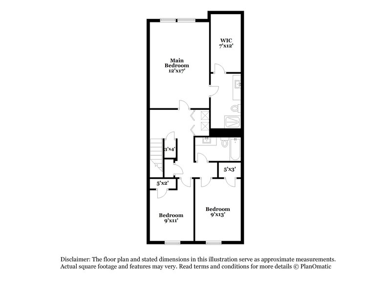 1,710/Mo, 648 Wendell Falls Pkwy Wendell, NC 27591 Floor Plan View