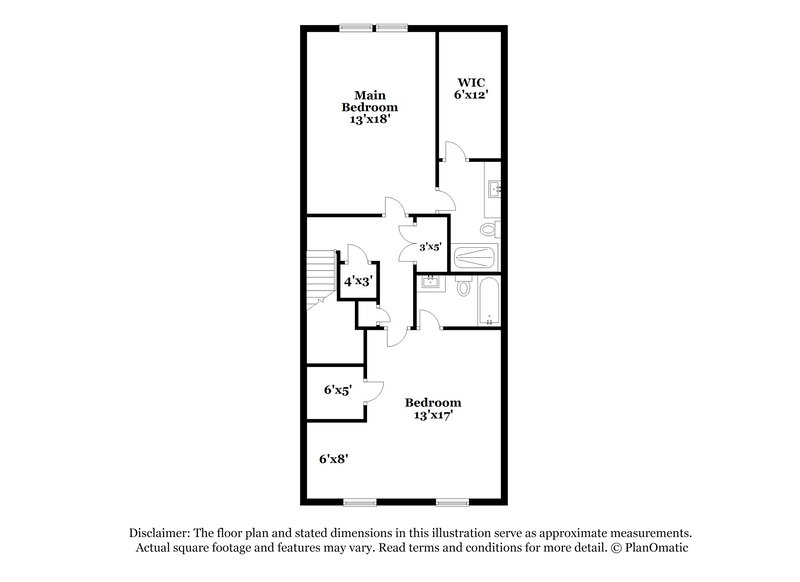 1,645/Mo, 375 Stone Arbor Way Wendell, NC 27591 Floor Plan View 2
