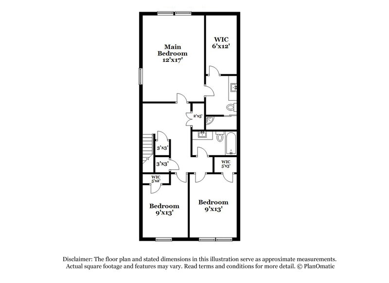 1,820/Mo, 309 Stone Arbor Way Wendell, NC 27591 Floor Plan View 2