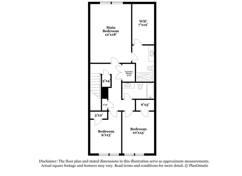 1,770/Mo, 559 Landing View Drive Wendell, NC 27591 Floor Plan View
