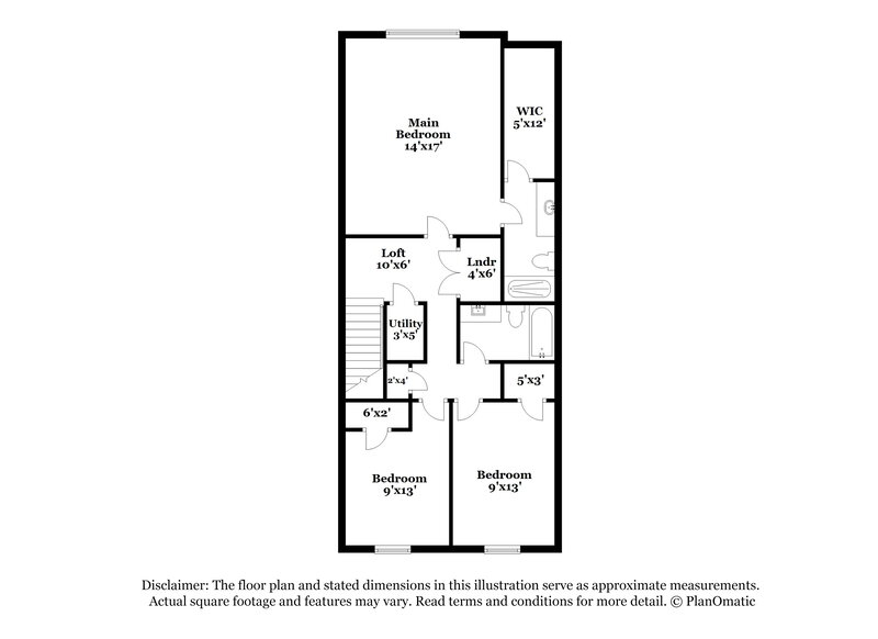 1,695/Mo, 332 Stone Arbor Way Wendell, NC 27591 Floor Plan View 2