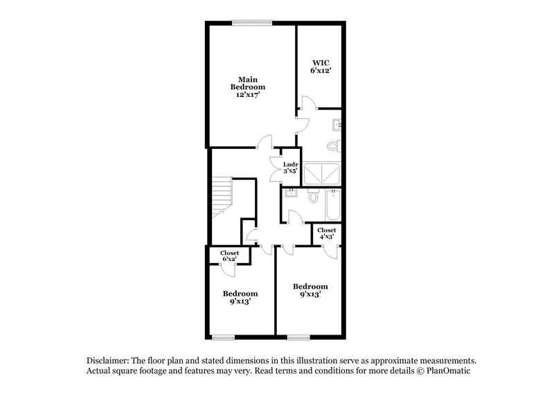 1,760/Mo, 342 Stone Arbor Way Wendell, NC 27591 Floor Plan View