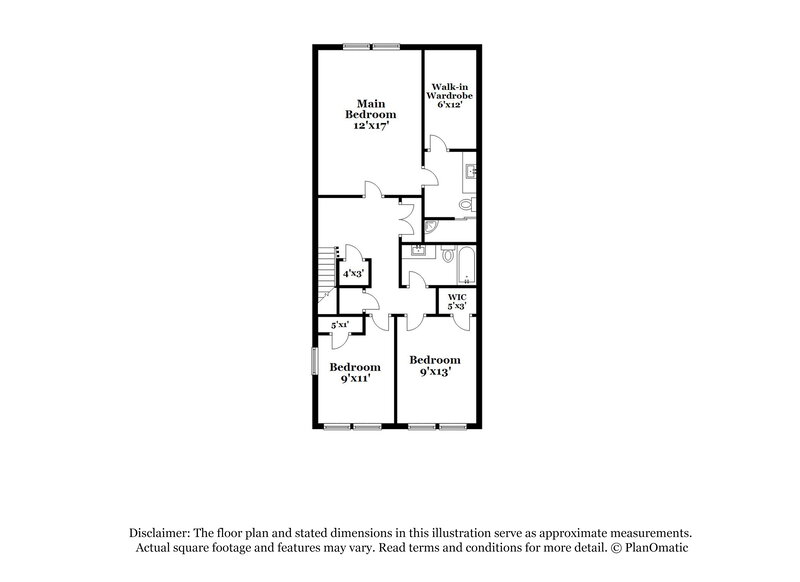 1,710/Mo, 352 Stone Arbor Way Wendell, NC 27591 Floor Plan View 2