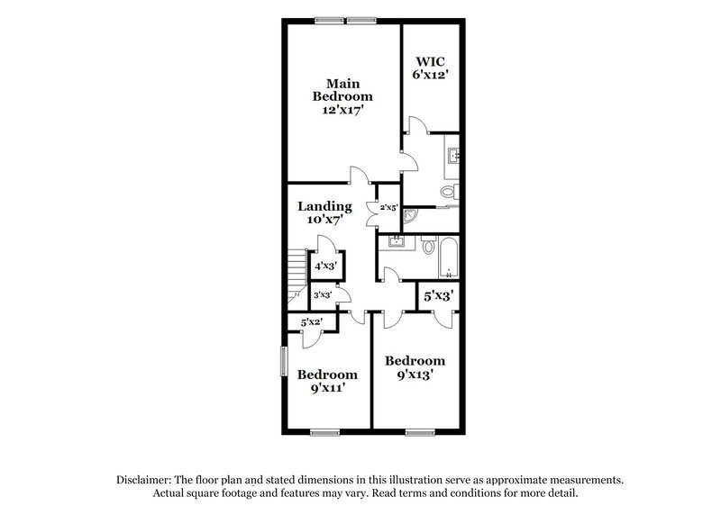 1,540/Mo, 364 Stone Arbor Way Wendell, NC 27591 Floor Plan View 2