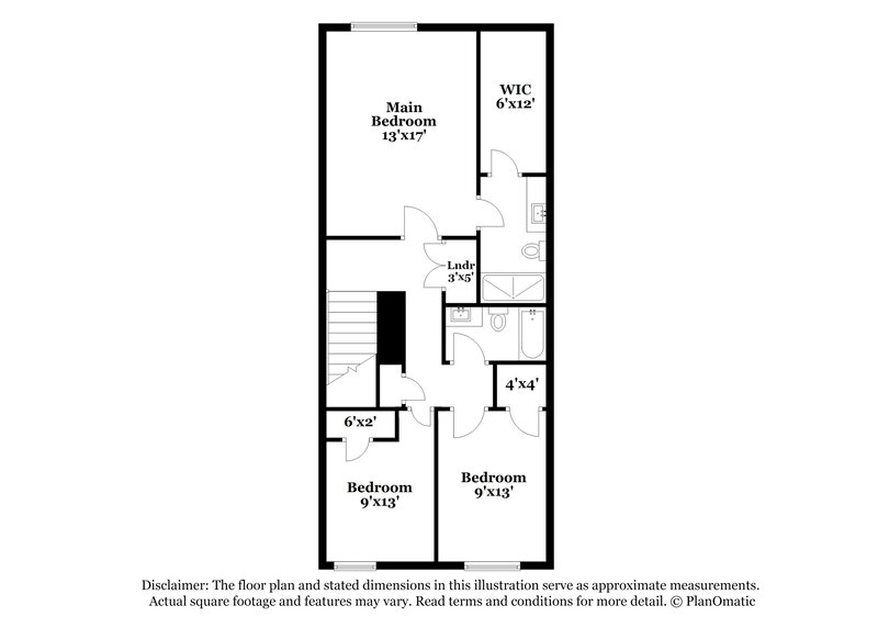 1,705/Mo, 366 Stone Arbor Way Wendell, NC 27591 Floor Plan View 2