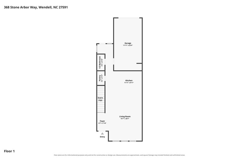 0/Mo, 368 Stone Arbor Way Wendell, NC 27591 Floor Plan View 2