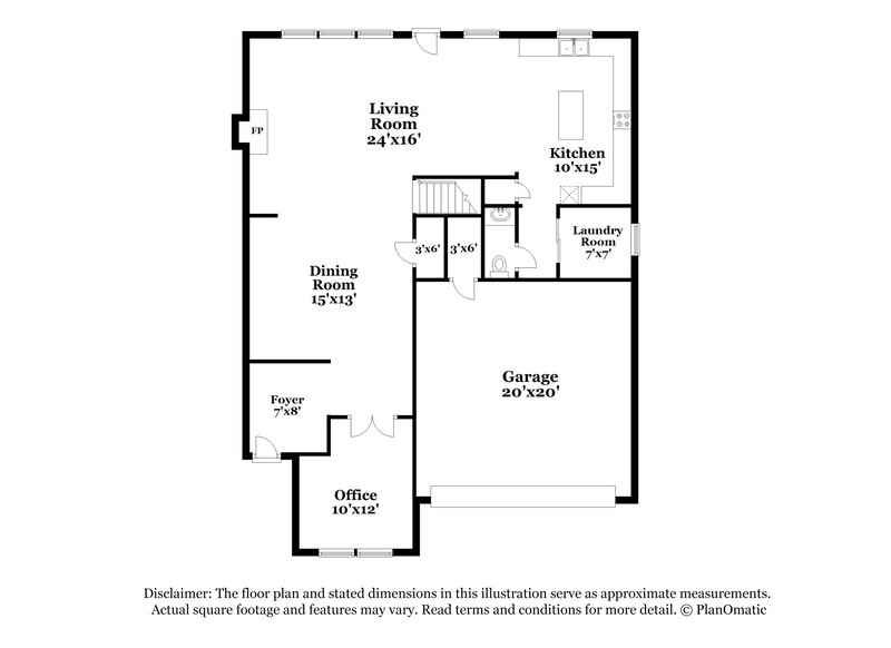 2,545/Mo, 5517 Weathered Rock Ct Knightdale, NC 27545 Floor Plan View