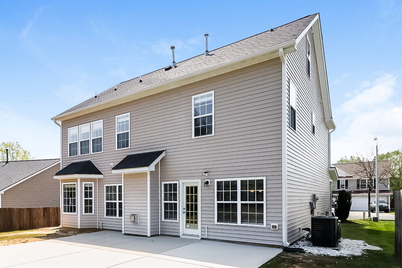 2,595/Mo, 445 Timber Meadow Lake Dr Fuquay Varina, NC 27526 Rear View 2