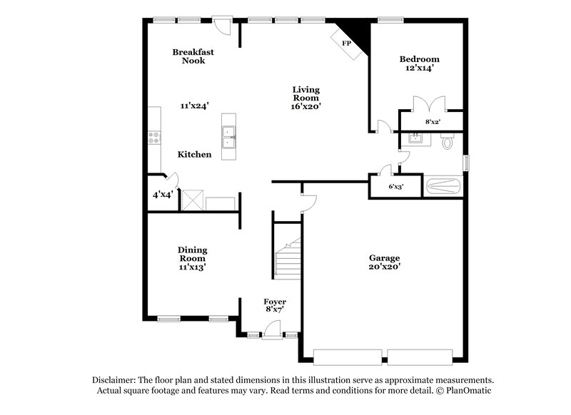 2,765/Mo, 7557 Oakberry Dr Raleigh, NC 27616 Floor Plan View