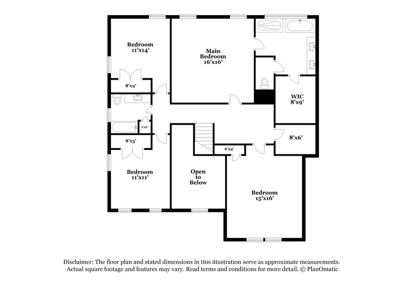 2,765/Mo, 7557 Oakberry Dr Raleigh, NC 27616 Floor Plan View 2